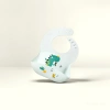ins food-grade silicone bib, baby feeding bib, baby saliva bib, waterproof and dirt-proof, children's saliva bib for summer Application Scenario